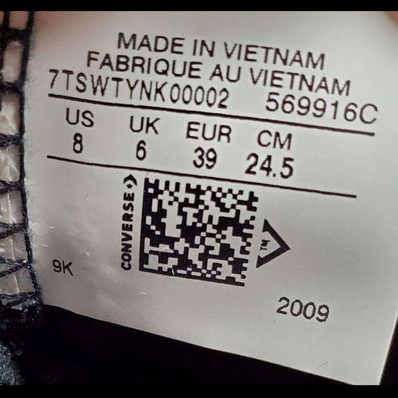 Converse Chuck Taylor All Star lift Hi  "By You" platform Women's Sz 8 / 569916C - Picture 9 of 9